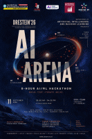 AI ARENA – 8-Hour AIML Hackathon 2026 Hackathon Poster